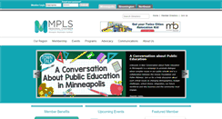 Desktop Screenshot of mplschamber.com